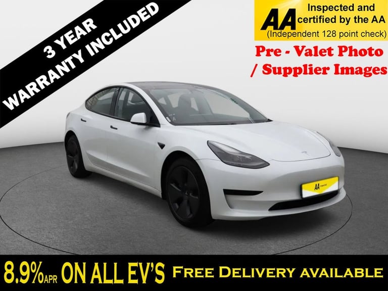 2021 Tesla Model 3 Standard Range Plus Saloon 4dr Electric Auto RWD (241 bhp) Saloon ELECTRIC Aut...