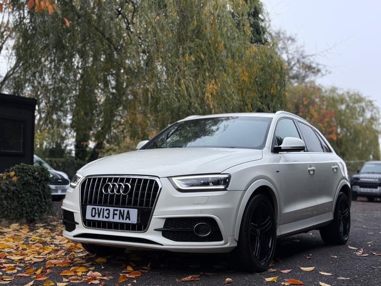 2013 Audi Q3 2.0 TDI Quattro S Line 5dr Diesel White ESTATE Diesel Manual