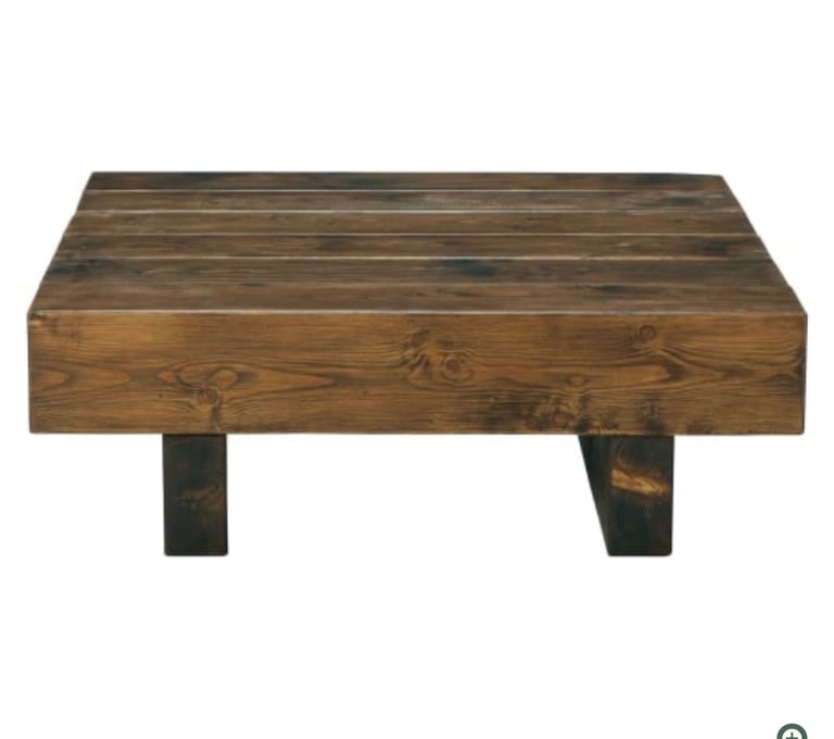 Valmiera Reclaimed Wood 110cm Log Coffee Table – Housing Units