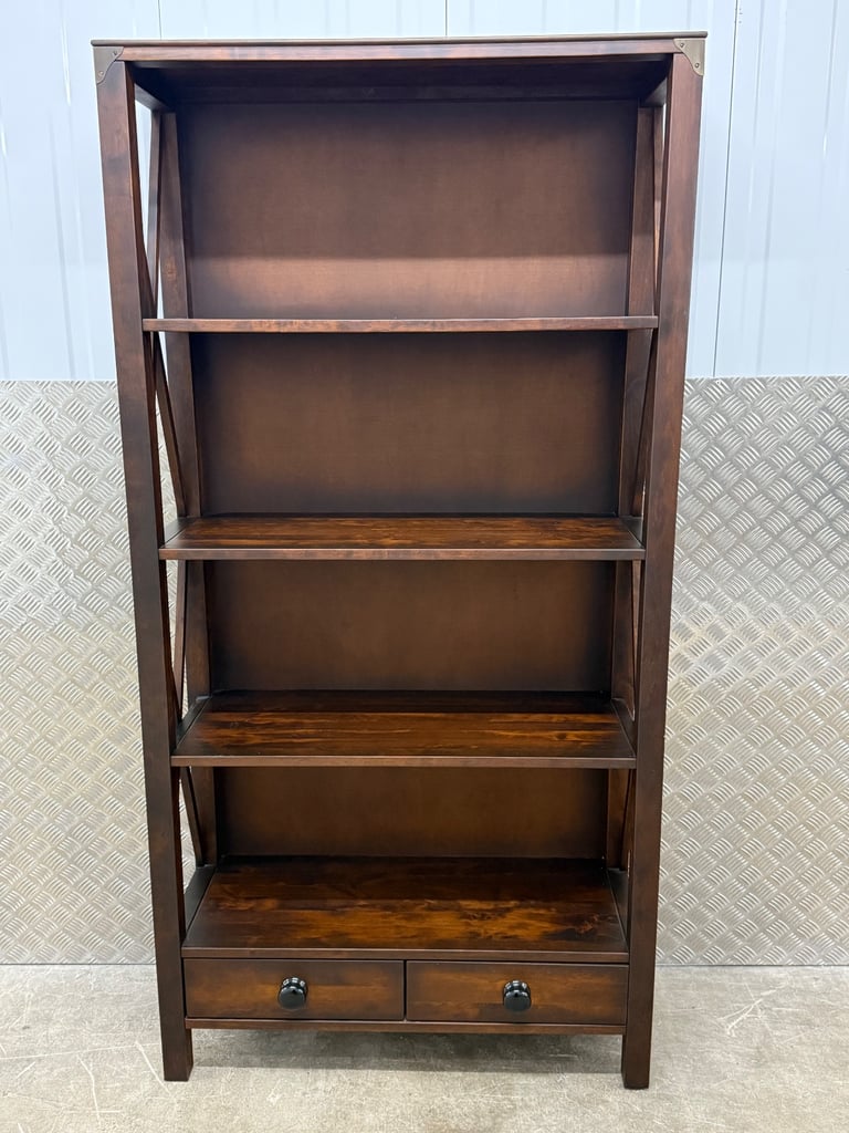 Laura Ashley Balmoral Bookcase chestnut Finish🚚 delivery available 