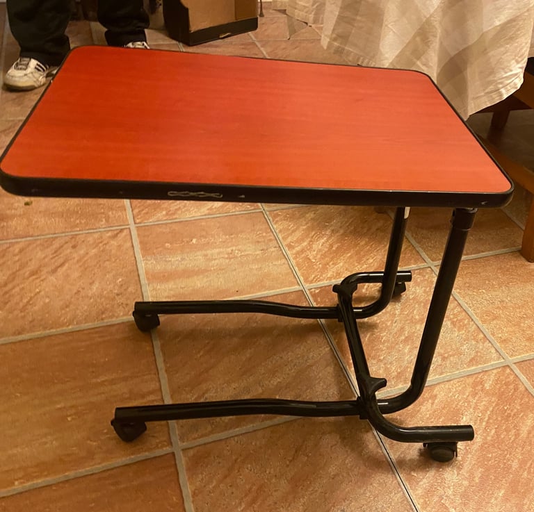 image for Wheeled Table for Over bed or chair mobility aid - craft - dining 