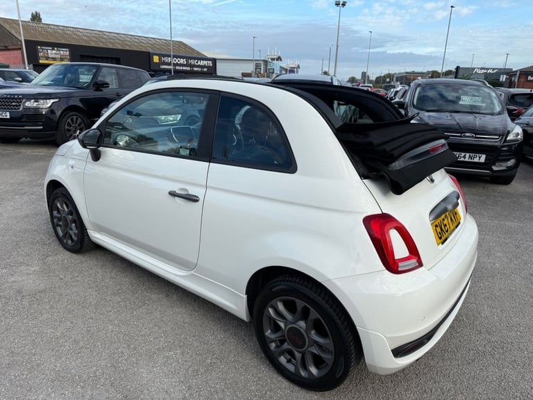 2017 Fiat 500C 1.2 S Convertible 2dr Petrol Manual Euro 6-2 OWNER CAR-HALF LEATHER UPHOLST Conver...