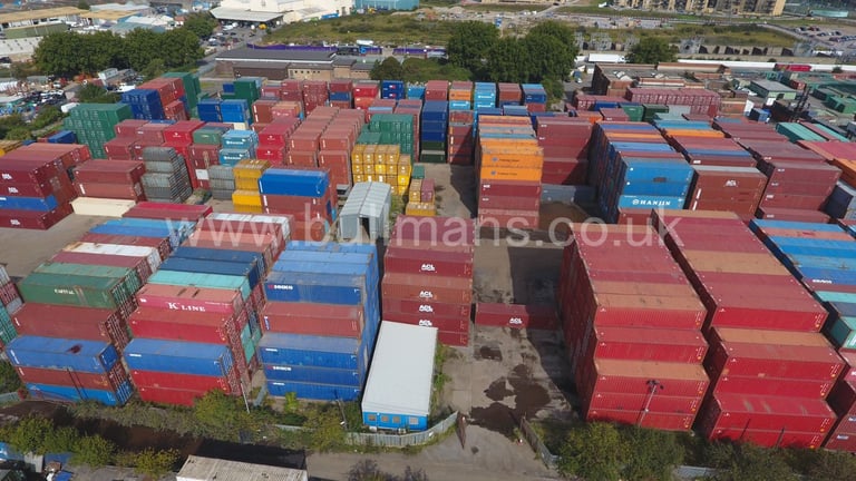 40ft Refurbished & Repainted Shipping Container – Steel Storage Unit – For Sale