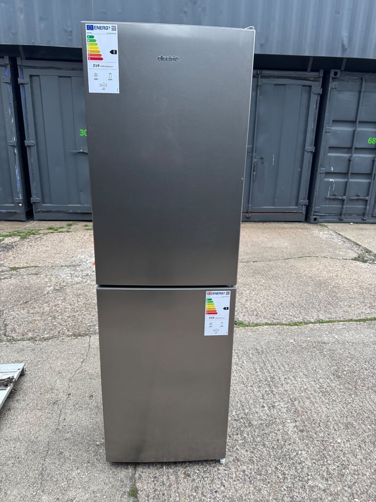 ELECTRIQ Fridge Freezer 175cm Silver 