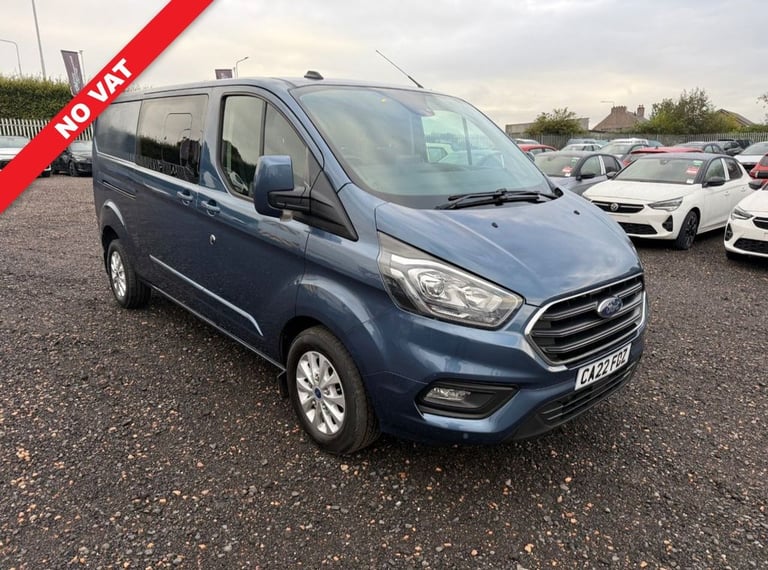 2022 Ford Transit Custom 2.0 320 EcoBlue Limited Crew Van Double Cab 5dr Diesel Manual L2 H1 Euro...