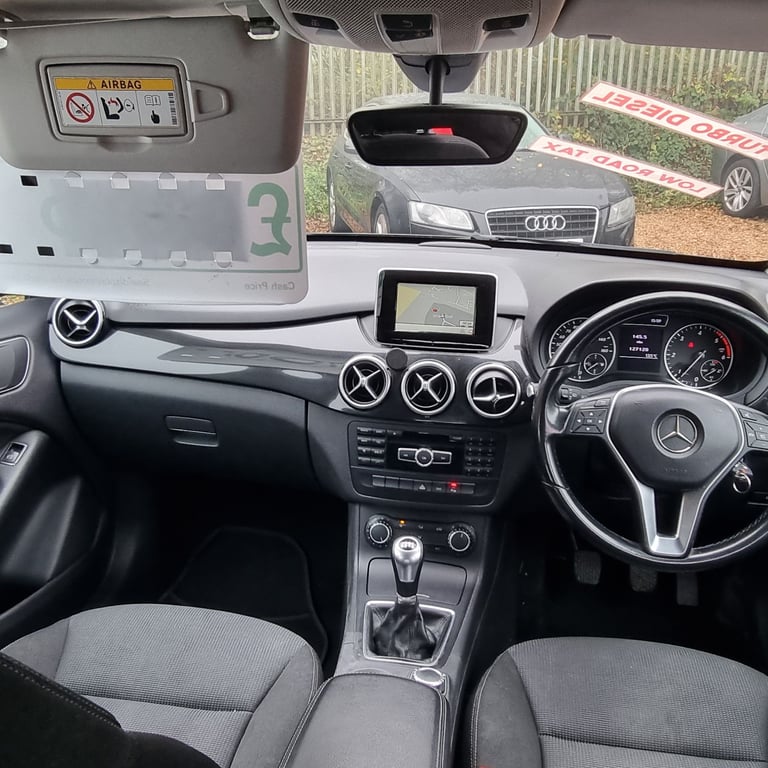 MERCEDES-BENZ W246 B180 CLASS 1.5 DIESEL 107 BHP YEAR 2014 £20 ROAD TAX PER YEAR&LONG  MOT!!!