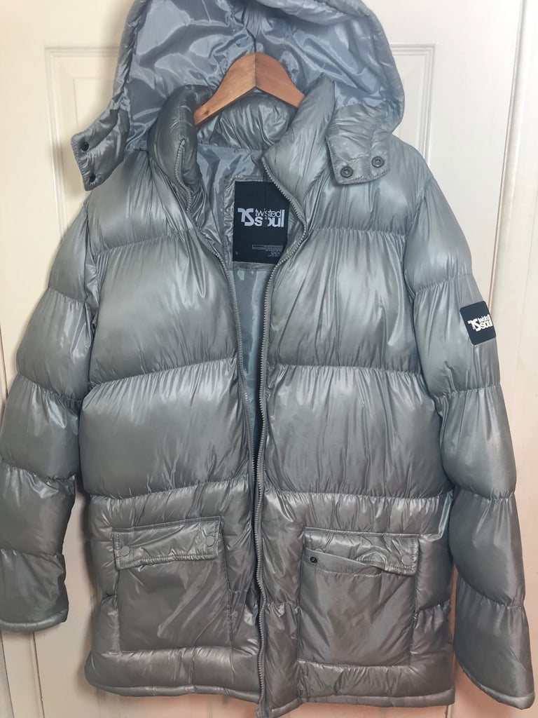 image for Men’s Twisted Soul 3/4 Length Puffer Coat – XL – Mint Condition
