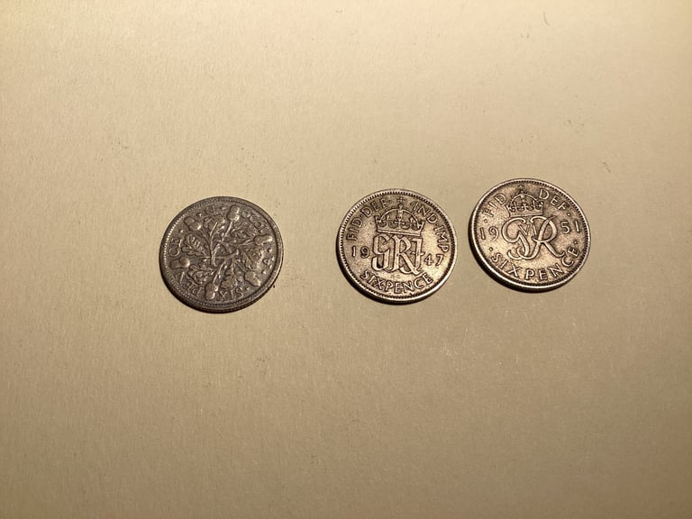 image for Silver sixpences 