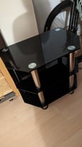 image for Black small TV stand 