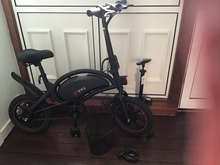 image for DYU DF3 Folding Electric Bike, e bike with charger