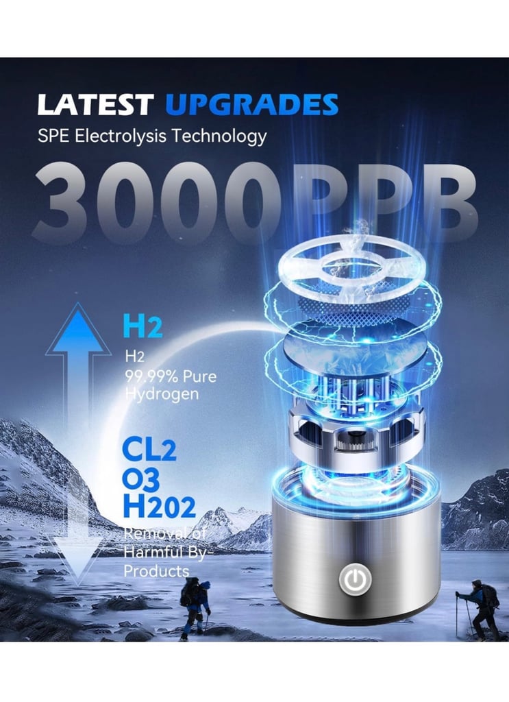 Upgraded hydrogen water new in box