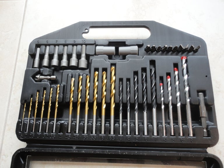 38 Mixed Drill & Screwdriver Bit Set
