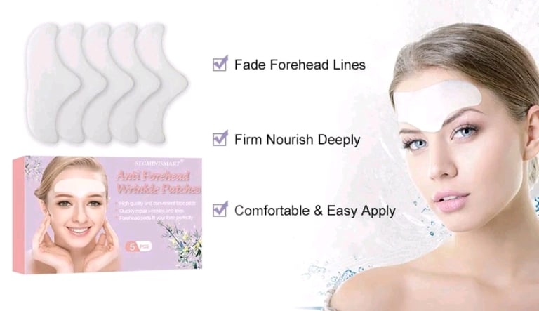 image for Anti Wrinkle Forehead Patches Brand New In Packaging 