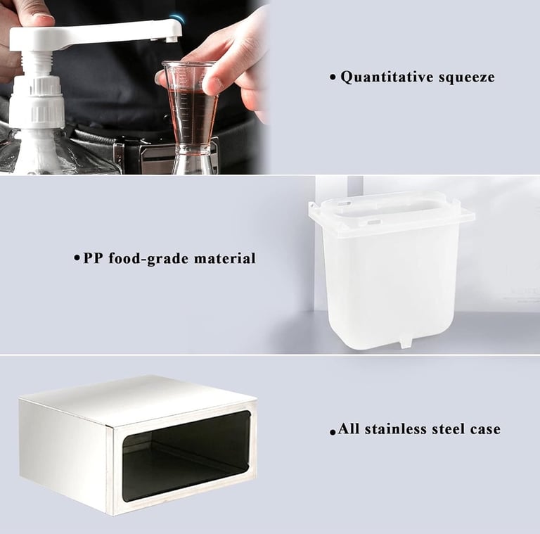 Ejoyous Sauce Dispenser Restaurant Pump Commercial, Restaurant Large Ketchup Dispenser