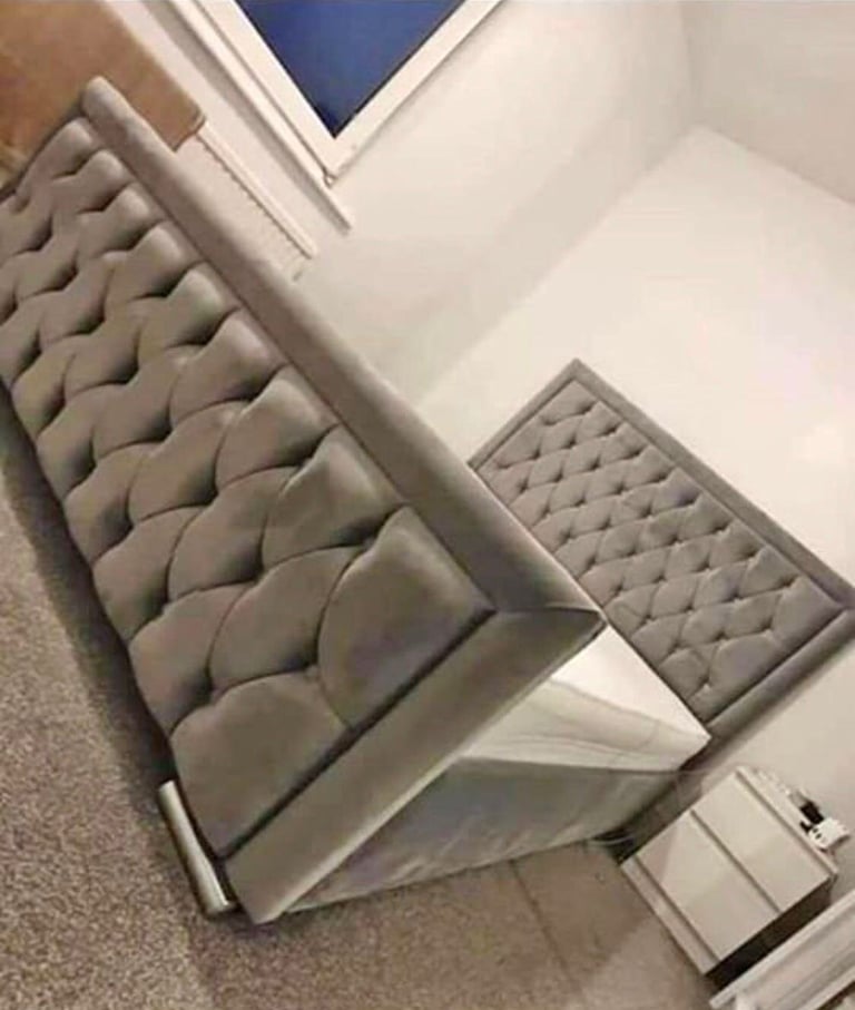 STYLISH DOUBLE BED BASE - SINGLE BED WITH MATTRESS