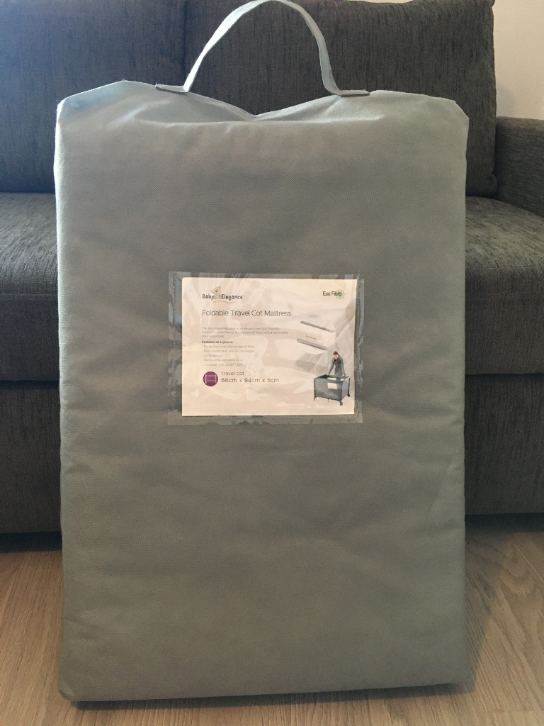 Baby elegance foldable travel cot mattress deals