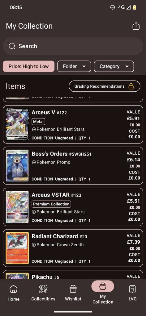 Small Pokémon card collection (read description)
