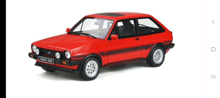 1:18 OTTO MODELS 848 Ford Fiesta mk1 XR2 RED