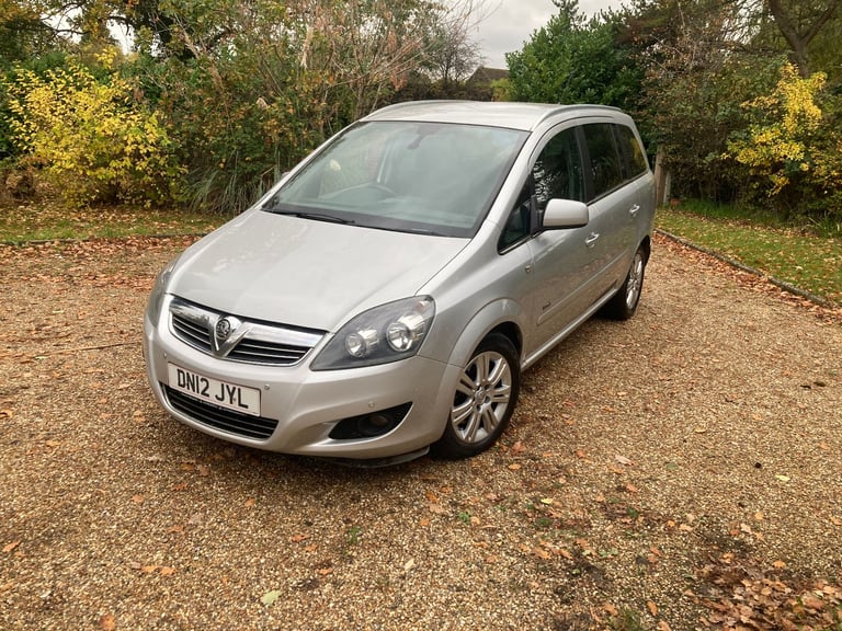 2012 VAUXHALL ZAFIRA 1. 7 CDTI DIESEL 7 SEATER, MPV. LONG MOT. CHEAP TAX.