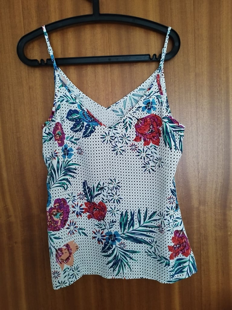 Multicoloured floral cami top 14