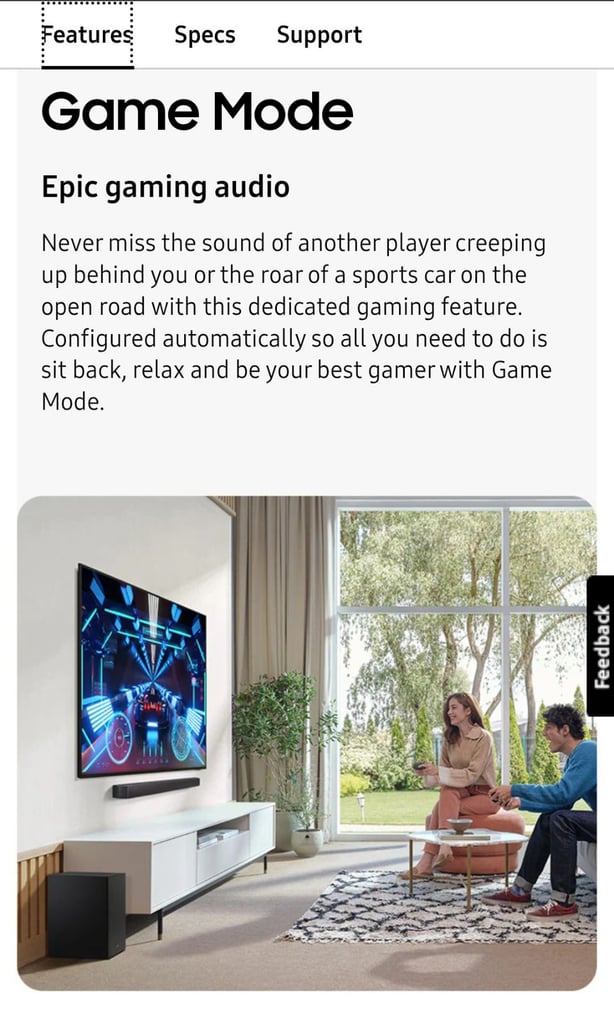 Samsung 450F Soundbar Unboxed Brand New