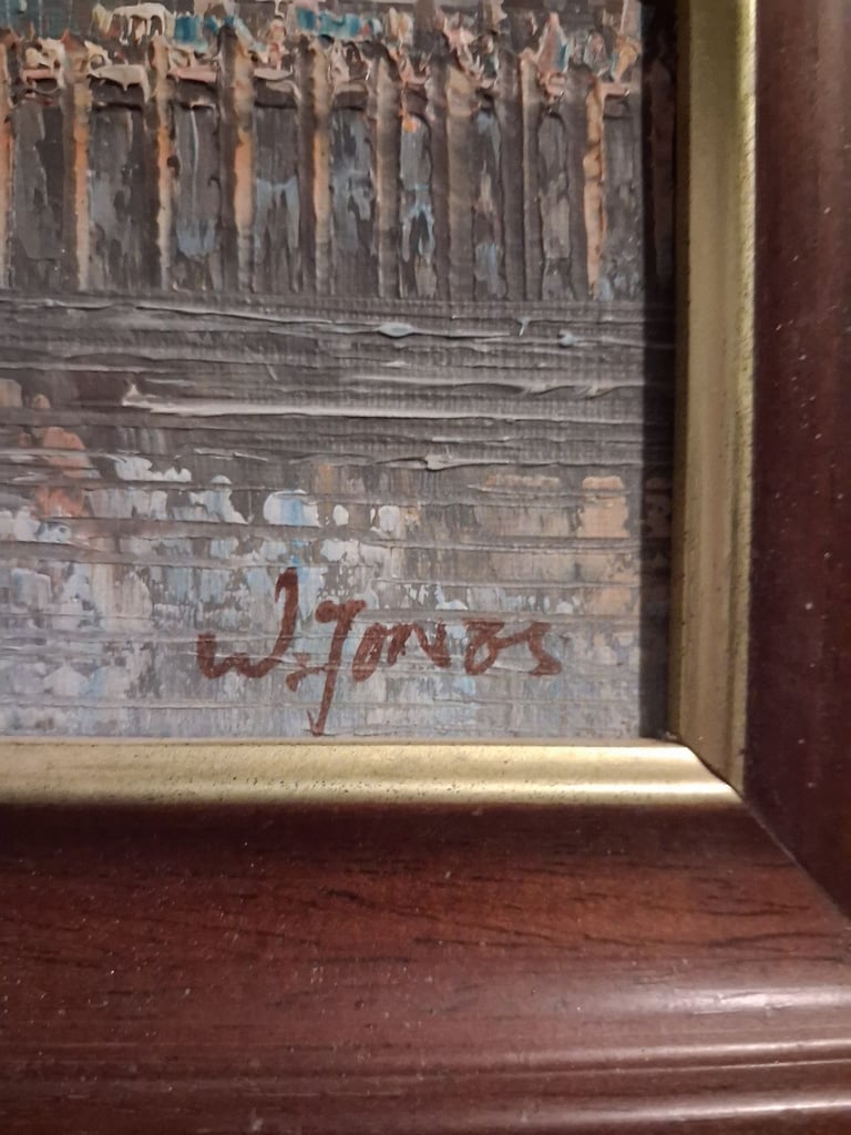 Fishing Boats themed painting 