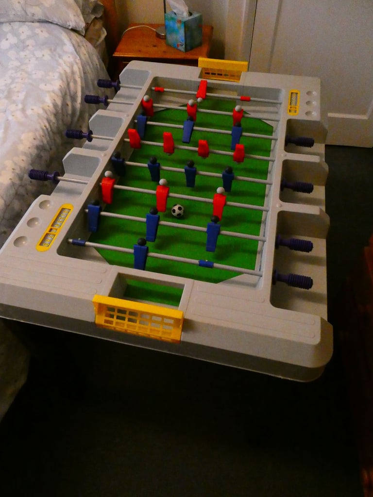 table football and pool table