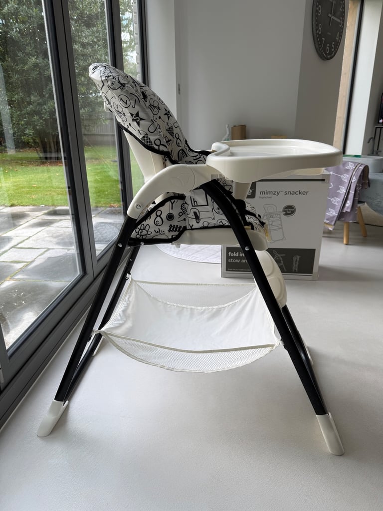 Joie Mimzy Snacker Highchair Fast Folding, Alphabet Soup Pattern, 6 Month - 15Kg