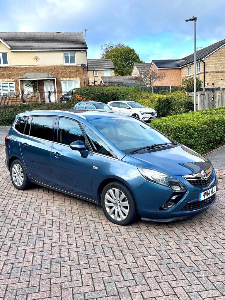 2014 VAUXHALL ZAFIRA TOURER SE CDTI 2.0 DIESEL 7 SEATER MPV BLUE