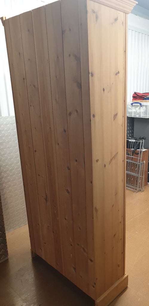 Pine display cabinet