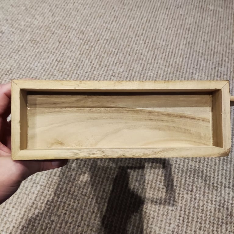 Small Wooden Storage Display Cabinet Brown