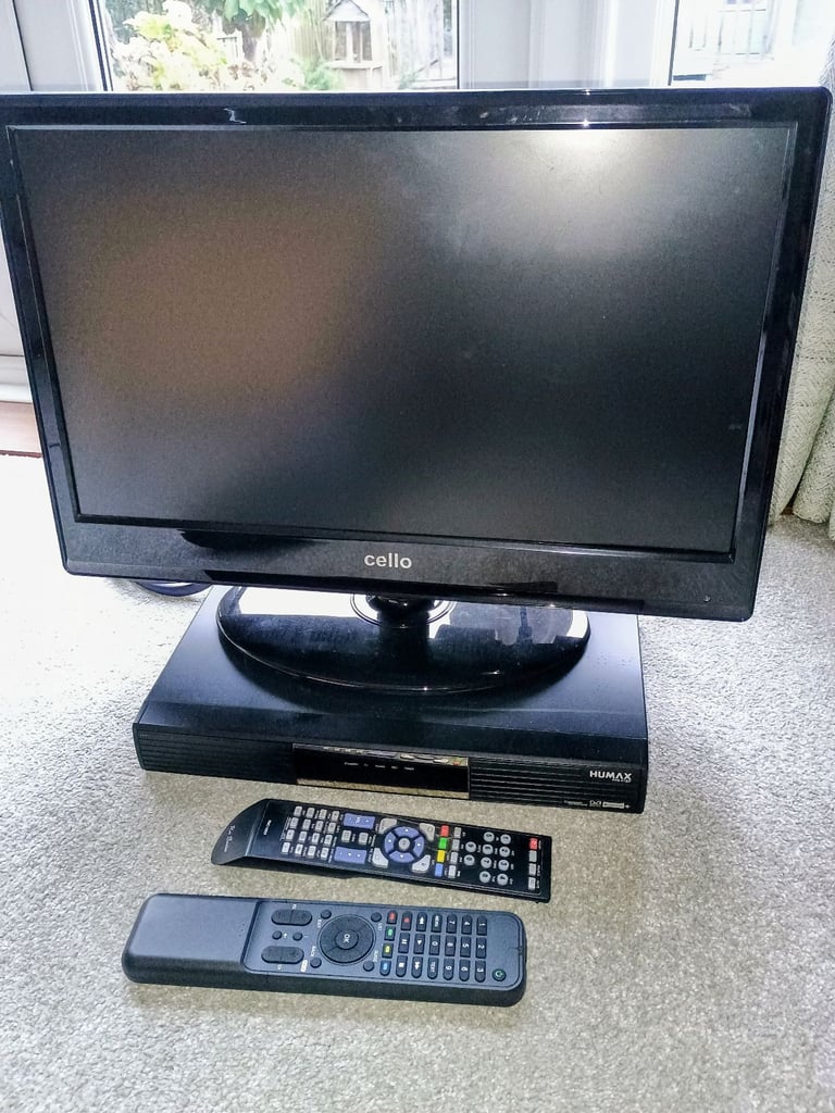 image for Cello 21 inch TV and Humax Freeview Box