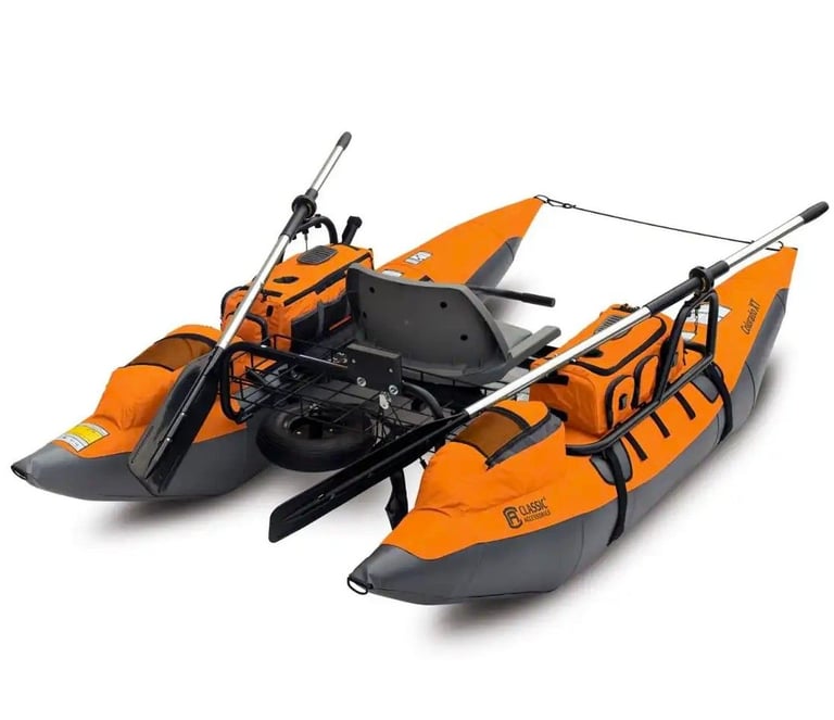 image for inflatable fishing boat, inflatable boat, dinghy, kayak, canoe, fishing boat, Pontoon boat