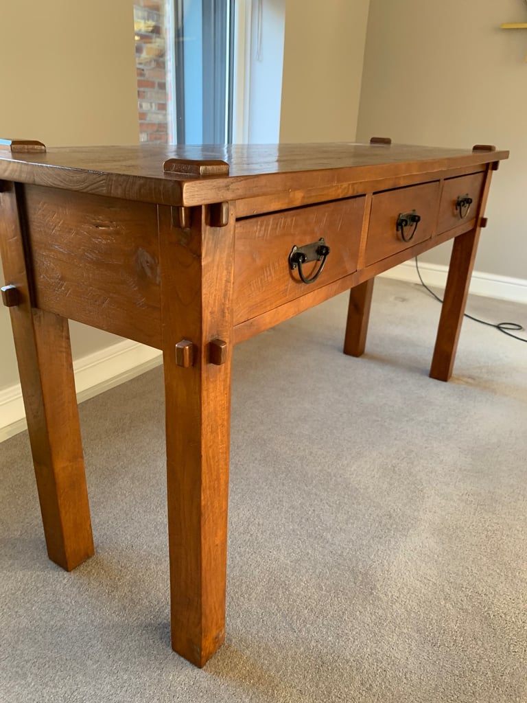 image for Solid wood console table