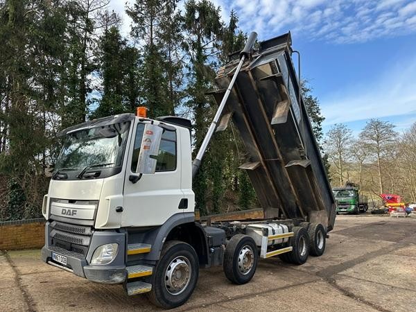 Daf CF400 Steel Body Tipper 8x4 Automatic Release Tailboard 