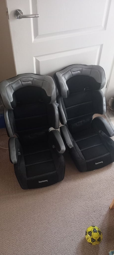 image for 2x Harmony Dreamtime deluxe comfort booster car seats