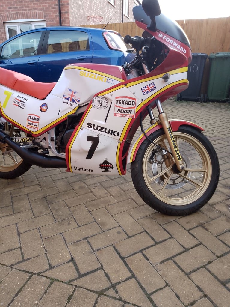 Suzuki, RG 125 gamma 1986 Barry sheen colours