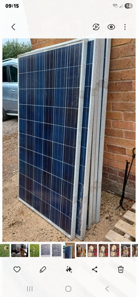 Solar panels 6pc, inverter/ charger ,2 batteries 