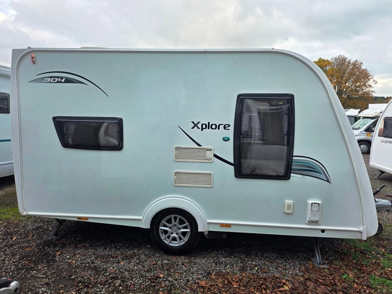 Elddis Xplore 304 2016 Lightweight & Compact 4 Berth Touring Caravan