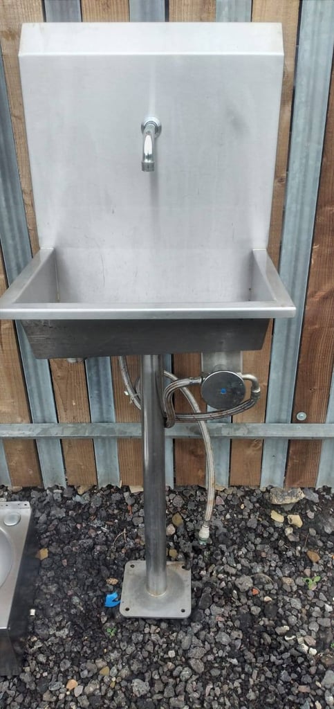 Catering equipment commercial stainless Steel sinks hand wash restaurant kitchen trailer items 