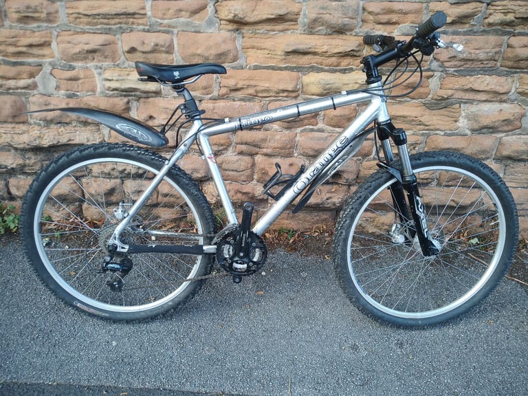 image for Orange Gringo Silver Aluminium Hard Tail Mountain Bike Hydraulic Brakes