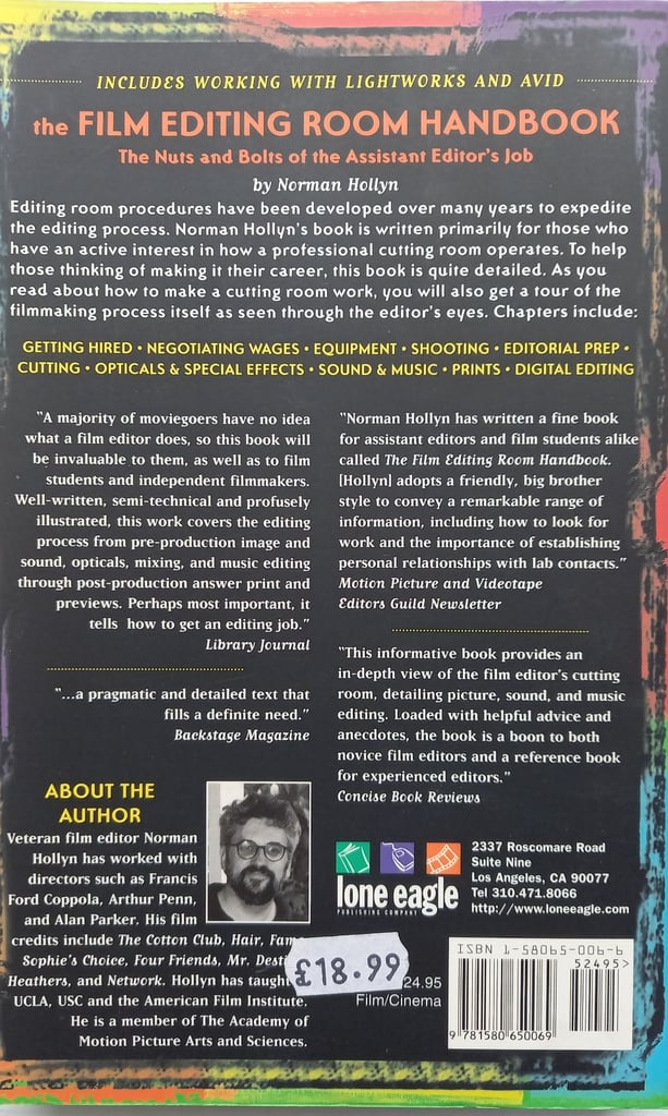 Film Editing Books (NEW CONDITION)
