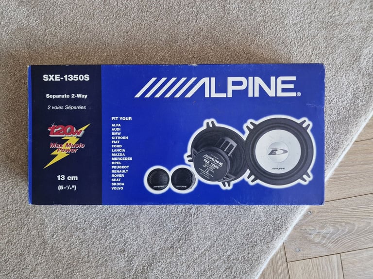 BRAND NEW ALPINE SXE-1350S SPEAKERS