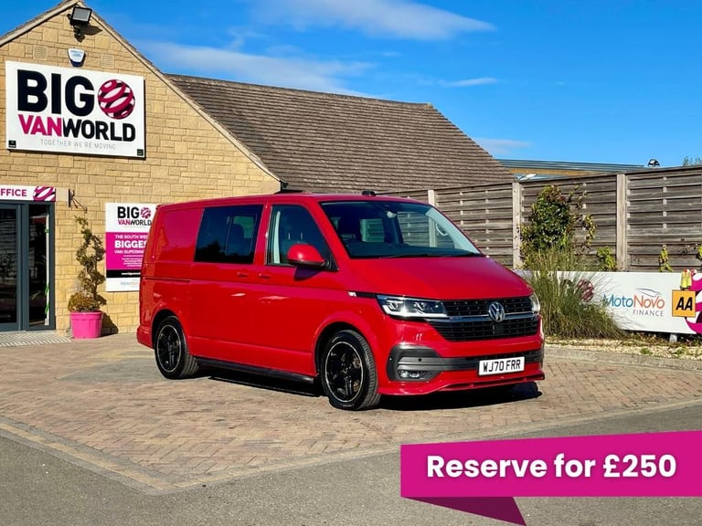image for Volkswagen Transporter T32 TDI 204 KOMBI HIGHLINE 4MOTION SWB DOUBLE CAB 5 SEAT