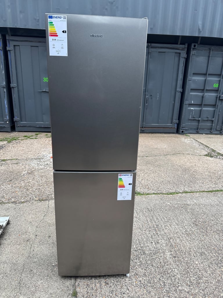 ELECTRIQ Fridge Freezer 175cm Silver 