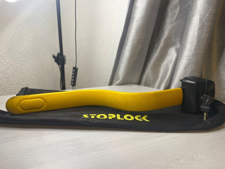 Stoplock Pro Elite Steering Wheel Lock – With Keys & Case