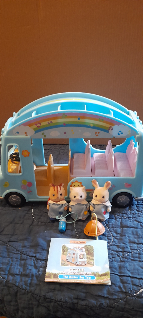 Sylvanian Families Sunshine Nursery Bus Playset