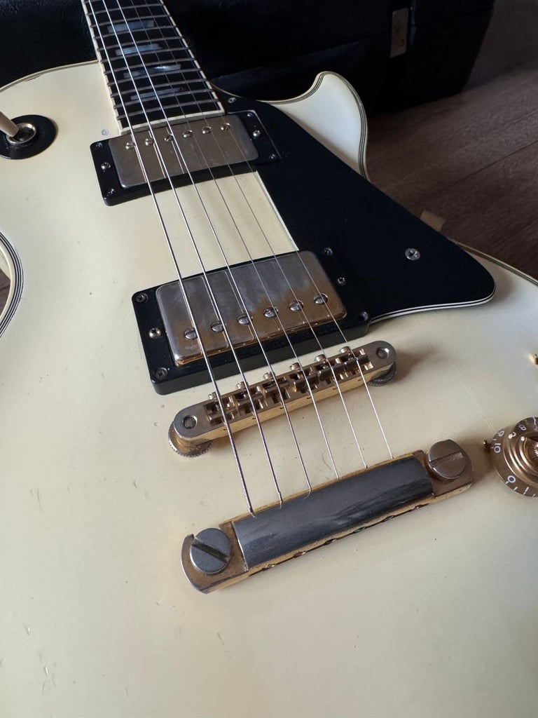1986 Gibson Les Paul Custom Alpine White - Heavily aged - Trades