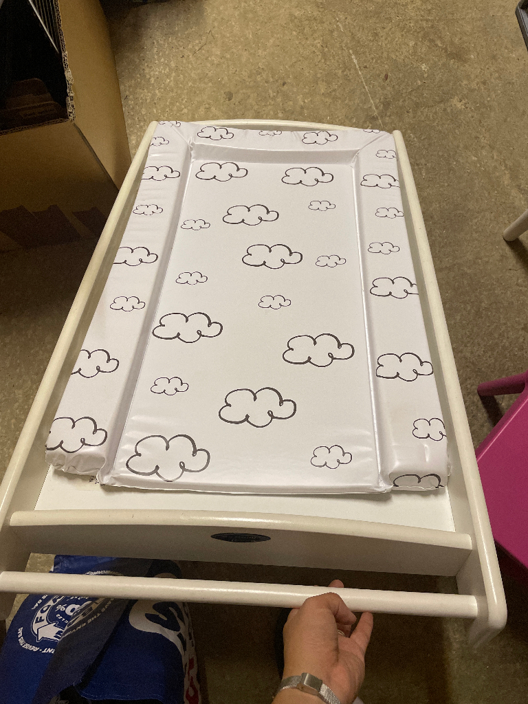 image for My Baby`s Room Baby changing table, Cot top changer, Nappy changing. Mattress included