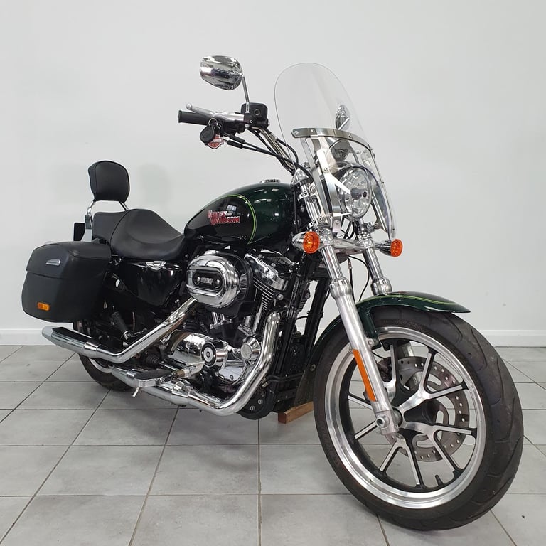 image for Harley-Davidson XL1200T Superlow Sportster - Deep Jade/Black - Only 4,437 Miles